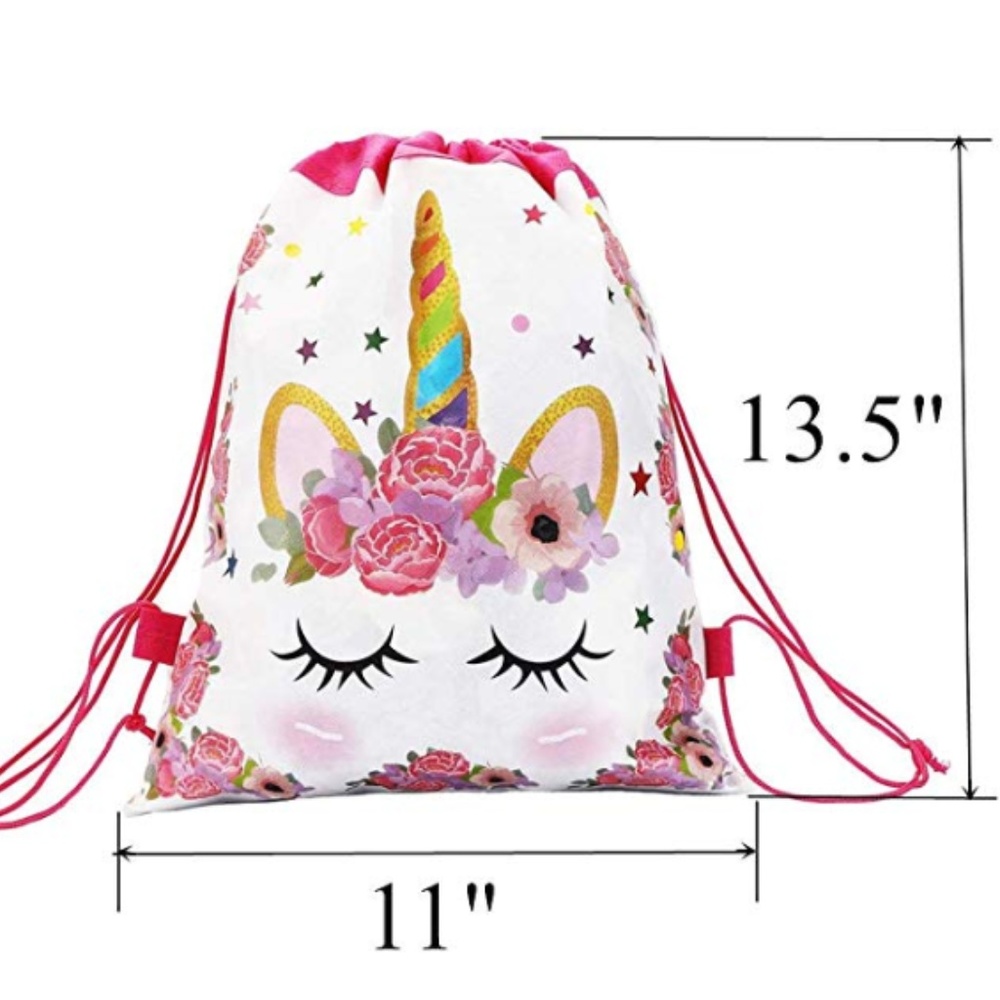 Drawstring Gifts Bags Kids Party Decoration